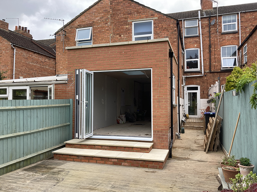 Decking and step design by Parklife Landscapes Northampton