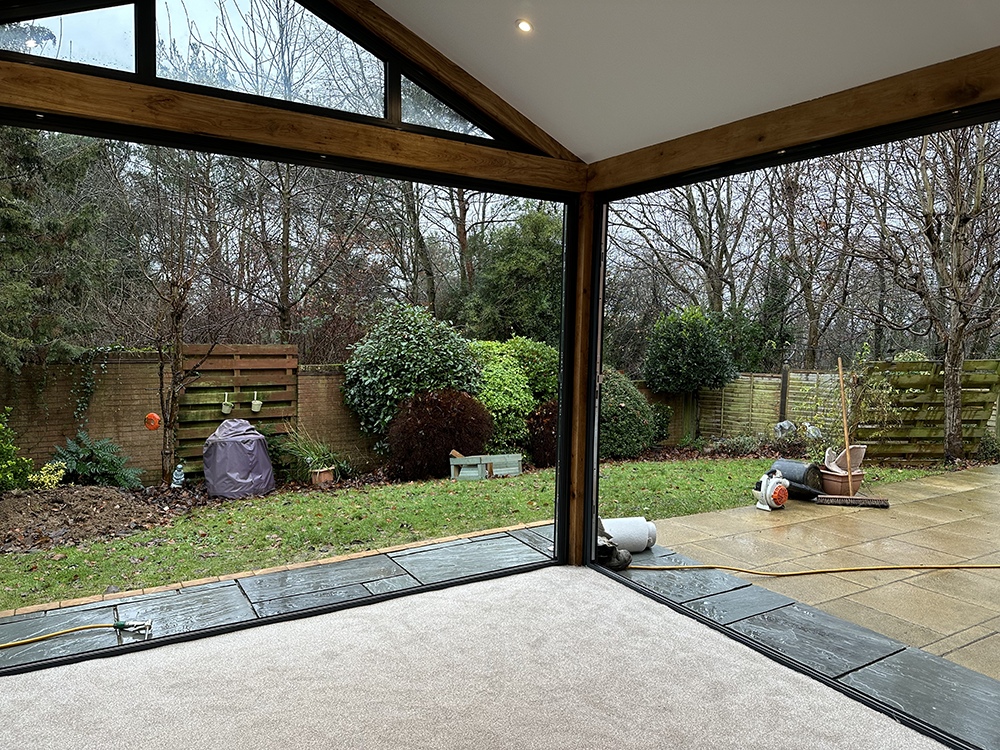 Oak framed conservatory